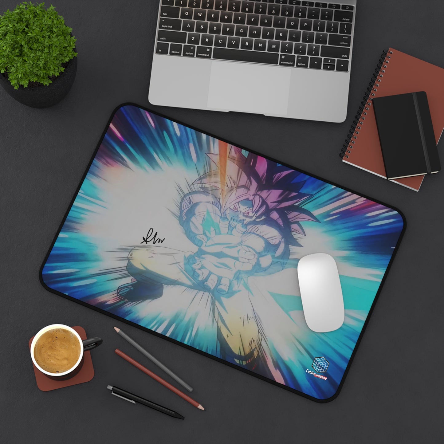 GOKU SSJ4 Dragon Ball Daima Desk Mat, Gaming Mouse Pad,